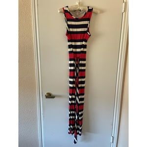 Striped maxi dress